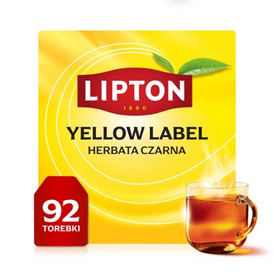 Lipton Yellow Label Herbata czarna 92 torebki 184 g