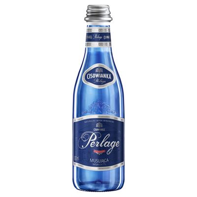 CISOWIANKA Perlage Woda mineralna musująca 24x300ml butelka szklana