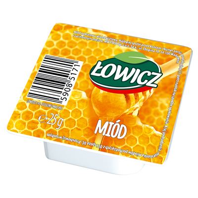Łowicz Miód wielokwiatowy mini 5 x 150 g (5 x 6 x 25 g)