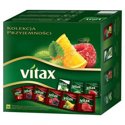 VITAX Kolekcja wyjątkowych herbat 90 torebek 180g