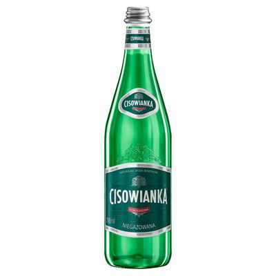 CISOWIANKA Woda mineralna niegazowana 12x700ml butelka szklana