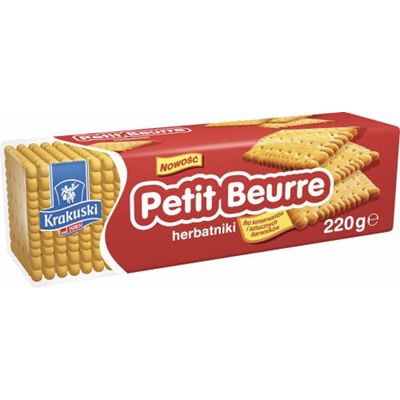 Krakuski Petit Beurre herbatniki 220g