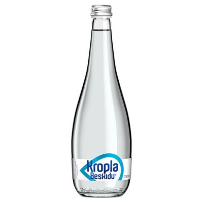 KROPLA BESKIDU Woda mineralna niegazowana 6x750ml butelka szklana