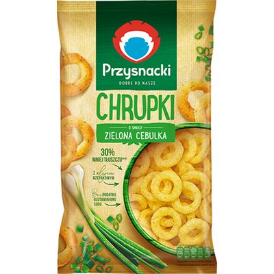 Przysnacki Chrupki o smaku zielonej cebulki 140 g