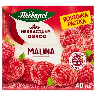 HERBACIANY OGRÓD Herbata owocowa Malina 40 torebek 108 g