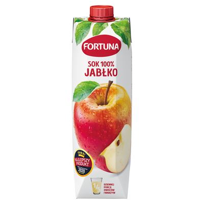 FORTUNA Sok 100% jabłko 6 x 1 l