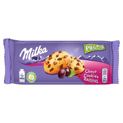 Milka Pieguski Choco Cookie Raisins 135g