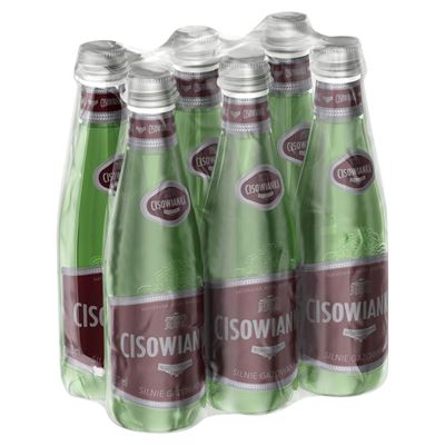 CISOWIANKA Woda mineralna silnie gazowana 24x300ml butelka szklana