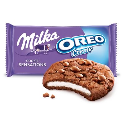 Milka Sensations Cookies Oreo Creme Ciasteczka 156 g