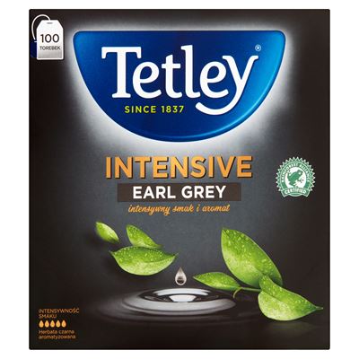 Tetley Intensive Earl Grey 100 torebek 200g