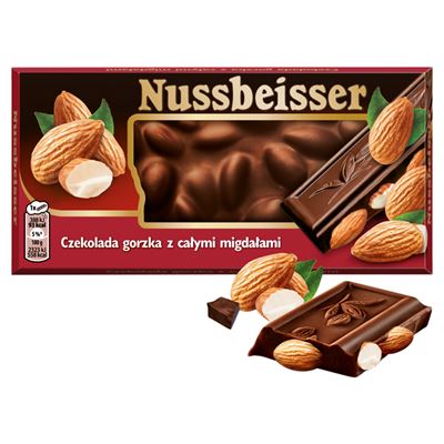 Alpen Gold Nussbeisser Czekolada gorzka z migdałami 100g
