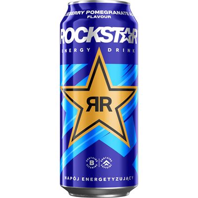ROCKSTAR Xdurance Napój energetyzujący o smaku owoców jagodowych i granatu 12 x 500 ml