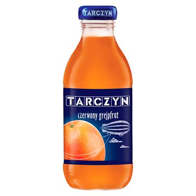 TARCZYN Napój czerwny grejpfrut 15x300ml butelka szklana