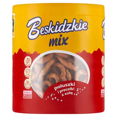 BESKIDZKIE Mix Paluszki i precelki z solą 275g