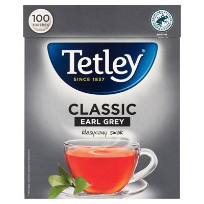 Tetley Classic Earl Grey 100 torebek 150g