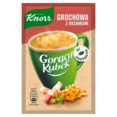Knorr Gorący Kubek Grochowa z grzankami 21g
