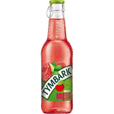 TYMBARK Napój malina mięta 24 x 250 ml butelka szklana