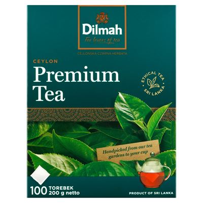 DILMAH Ceylon Premium Tea 100 torebek 200g