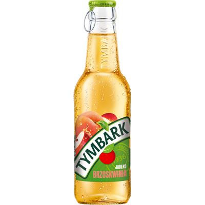 TYMBARK Napój jabłko brzoskwinia 24 x 250 ml butelka szklana