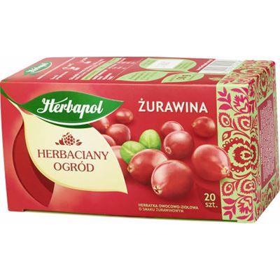 HERBACIANY OGRÓD Herbata owocowa Żurawina 20 torebek 50 g