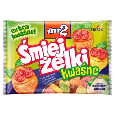 nimm2 Śmiejżelki Kwaśne żelki owocowe 100g