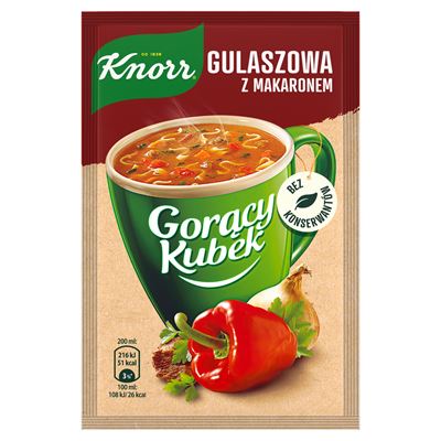Knorr Gorący Kubek Gulaszowa z makaronem 16g
