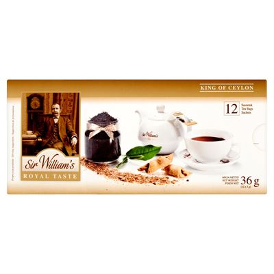 Sir William's ROYAL TASTE King of Ceylon 12 torebek 36 g