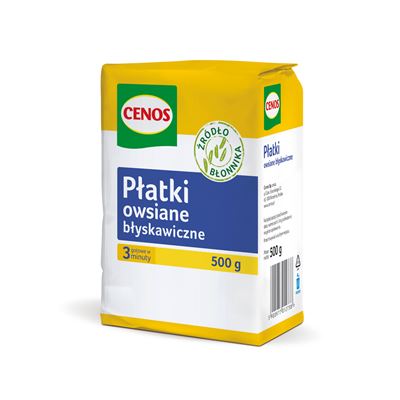 CENOS Płatki owsiane błyskawiczne 500 g