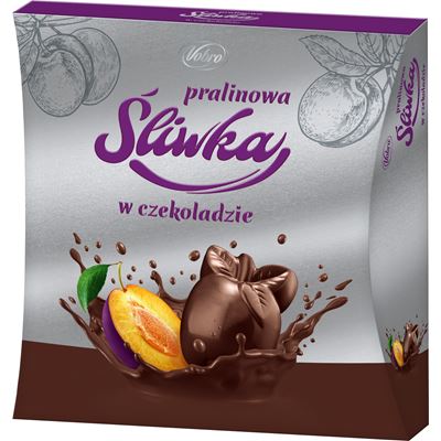 Vobro Bombonierka Śliwka w czekoladzie 144 g