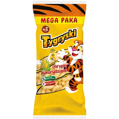 TBM Tygryski Mega paka Chrupki kukurydziane 230g