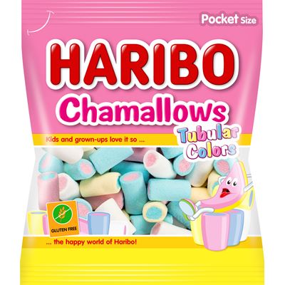 HARIBO Chamallows Tubular Colors Pianki 90g
