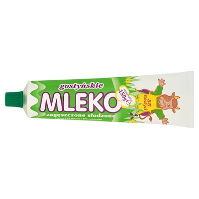 GOSTYŃ Mleko gostyńskie zagęszczone słodzone 150 g