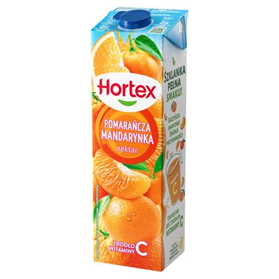 Hortex Nektar pomarańcza mandarynka 6 x 1 l