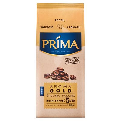 PRIMA Aroma Gold Kawa ziarnista 900g