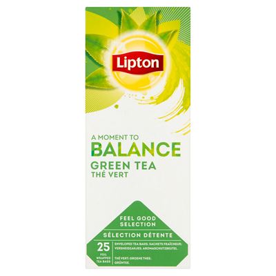 Lipton Balance Green Tea Herbata 25 kopert 40 g