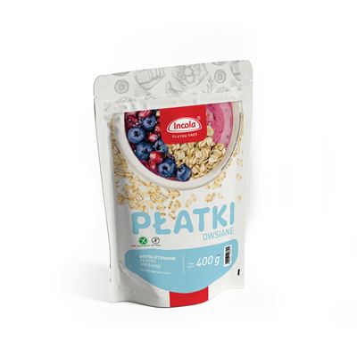 Incola Płatki owsiane bezglutenowe 400 g