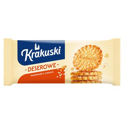 Krakuski Deserowe Herbatniki z cukrem 200g