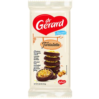 dr Gerard Tartaletki karmel & prażona kukurydza 165g