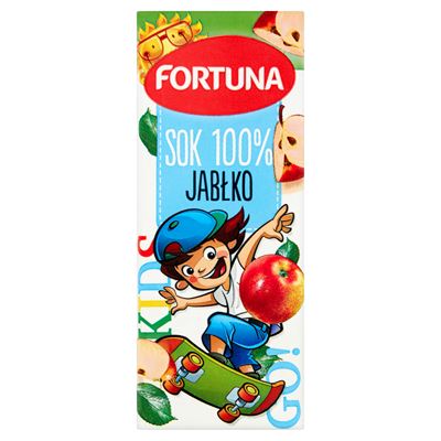 FORTUNA Sok 100% jabłko 24 x 200 ml