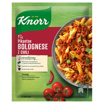 Knorr Fix pikantne Bolognese z chili 46g