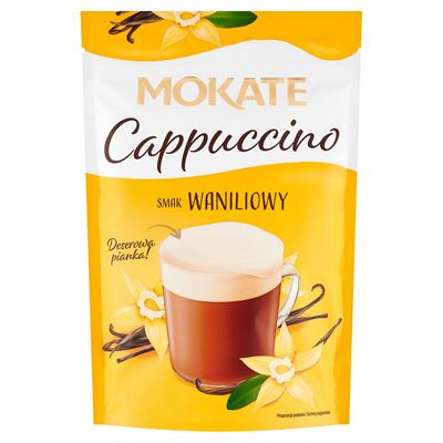 MOKATE Cappuccino o smaku waniliowy 110 g
