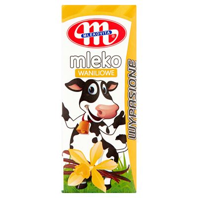 MLEKOVITA Wypasione Mleko UHT waniliowe 30 x 200 ml