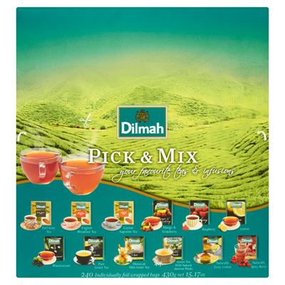 DILMAH Pick&Mix Zestaw Herbat 240 kopert 430g