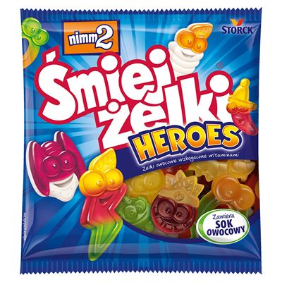 nimm2 Śmiejżelki Heroes żelki owocowe 90g
