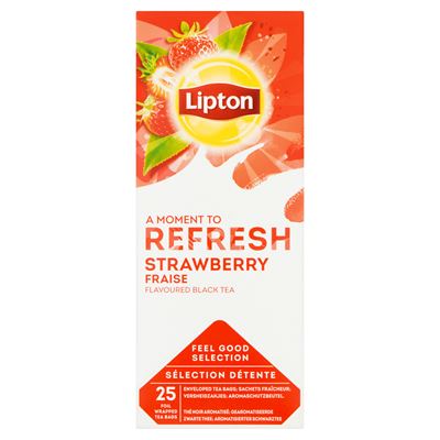 Lipton Herbata Refresh Strawberry 25 kopert 40g