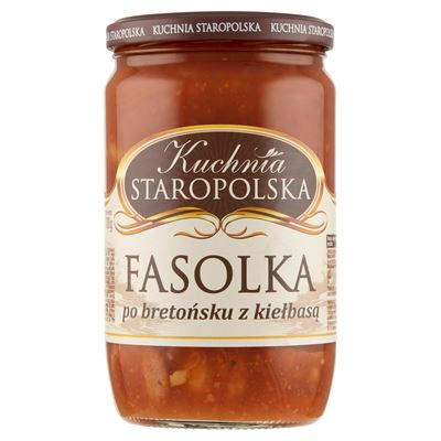Kuchnia STAROPOLSKA Fasolka po bretońsku z kiełbasą 700 g