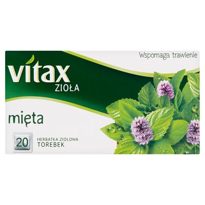 VITAX Zioła mięta 20 torebek 30g