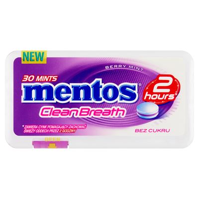mentos Clean Breath Mints Berry Mint 21 g