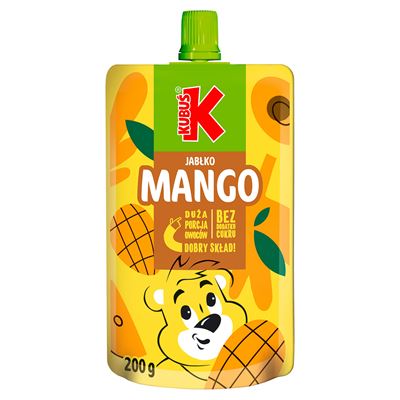 KUBUŚ Mus Jabłko Mango 10x200g