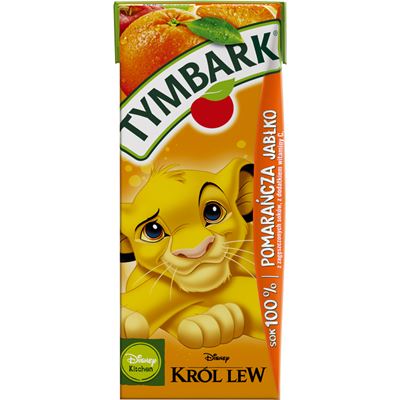 TYMBARK Sok pomarańcza jabłko 27 x 200 ml karon